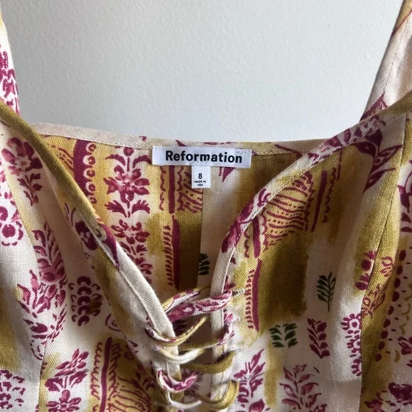 Reformation Kaleb Linen Top - Picture 3 of 4